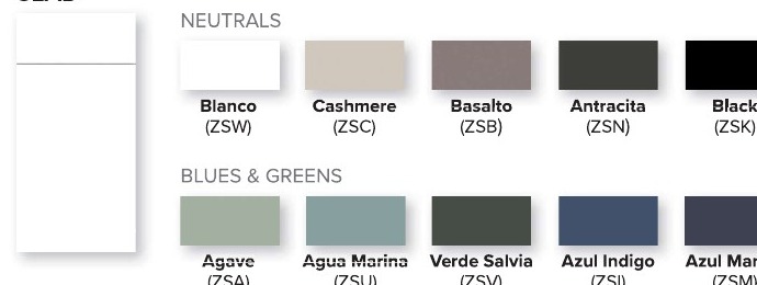 Matte supermatte slab cabinet door finishes