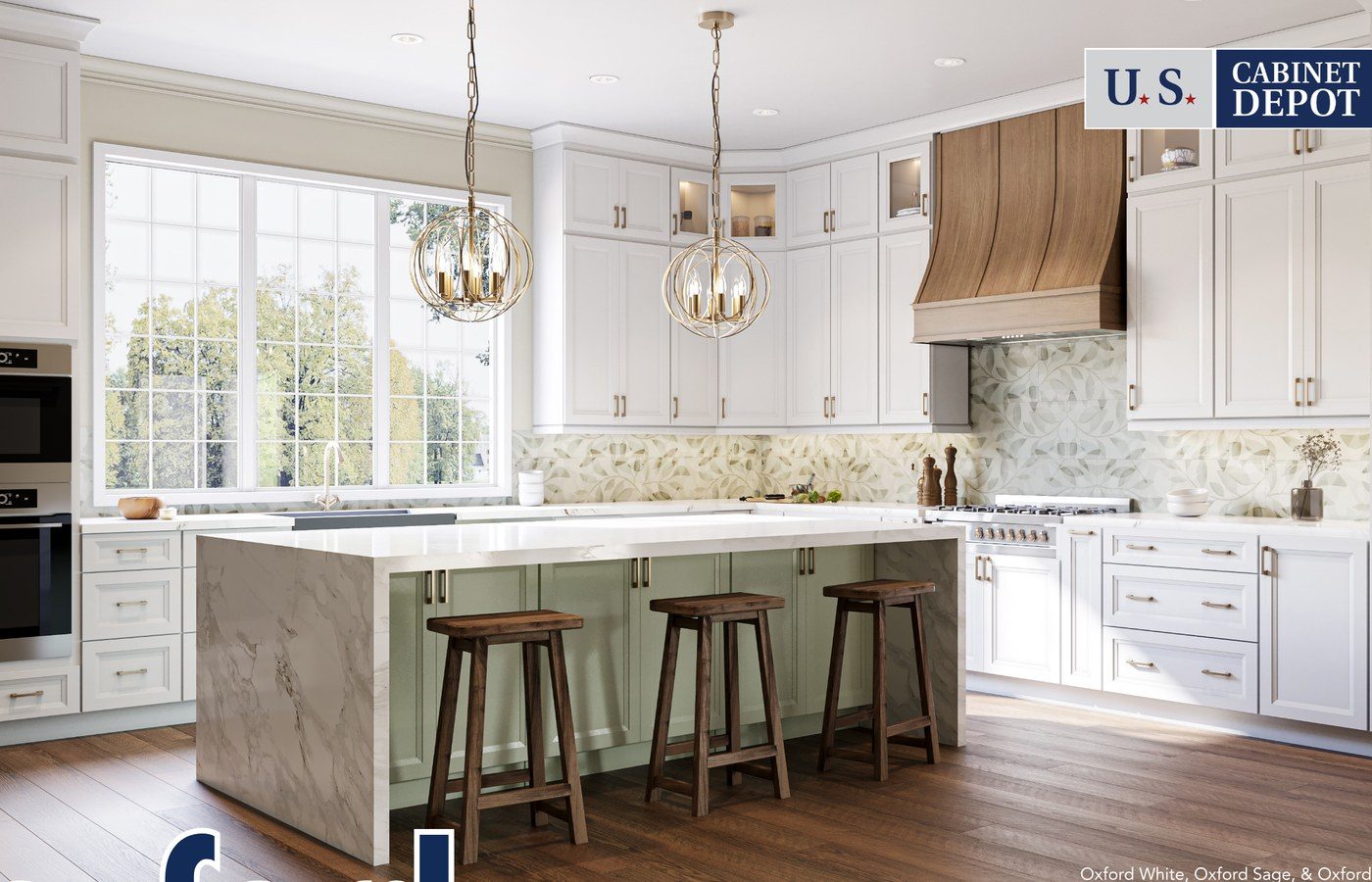 US Cabinet Depot Oxford cabinet finish sample
