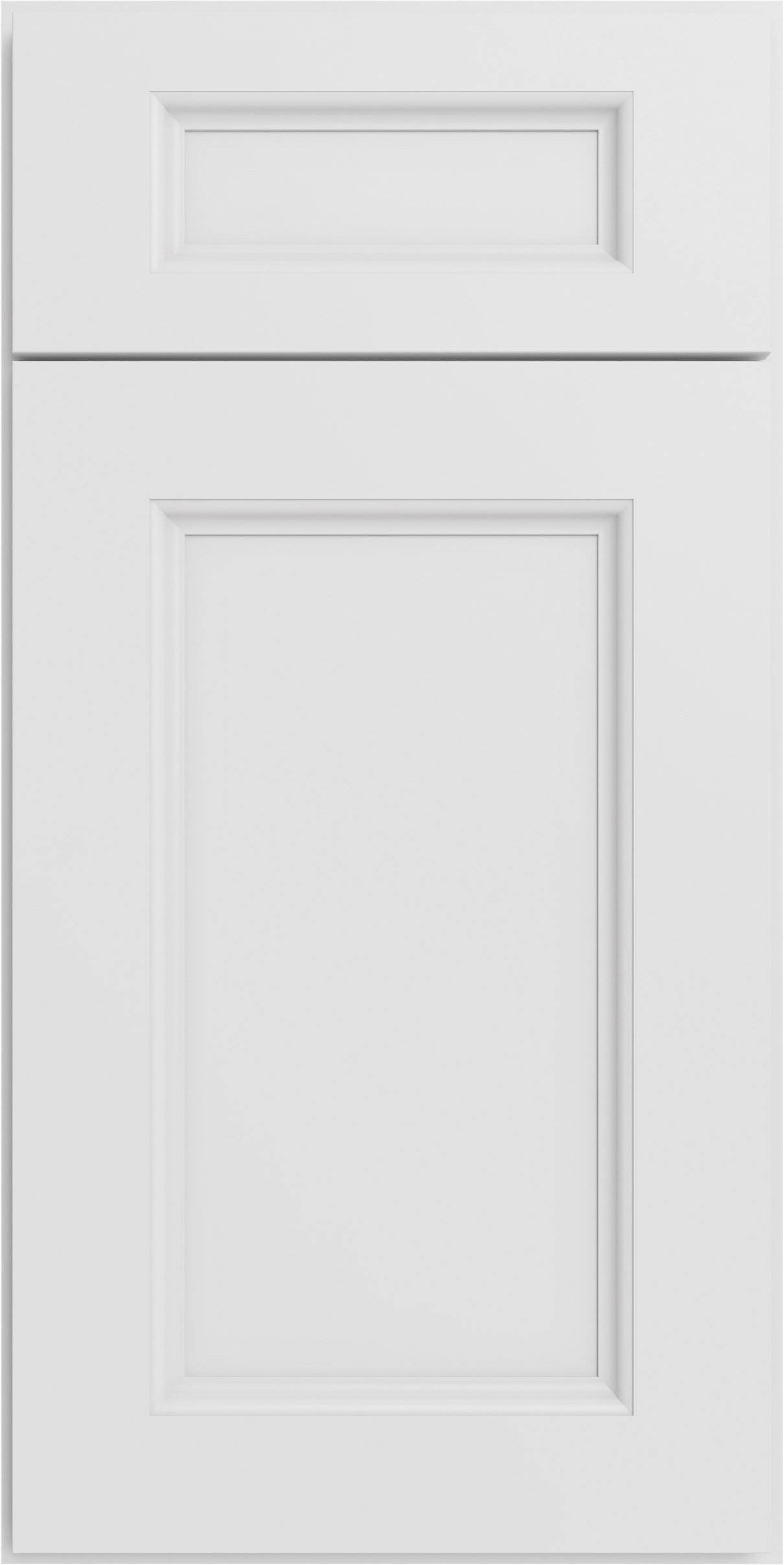 Forevermark Uptown White cabinet door sample, available across South Florida